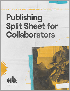 A Publishing Split Sheet for Collaborators download