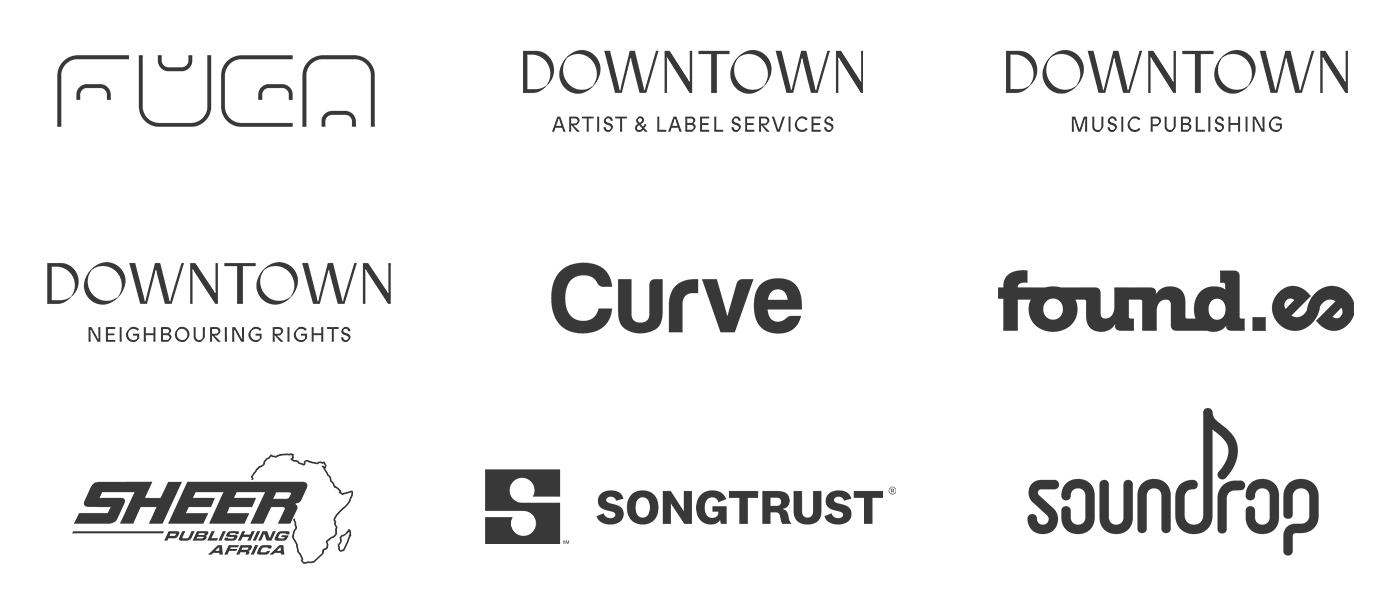 Downtown Music Holdings affiliation logos
